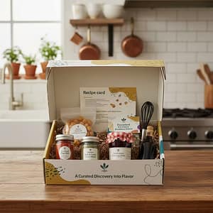 Artisan Flavor Root Box premium artisan food subscription box with curated ingredients and kitchen tools