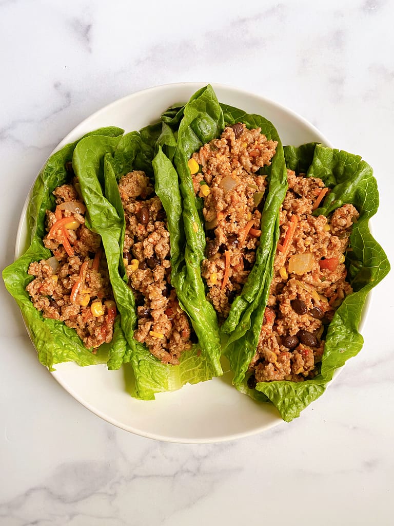 Taco lettuce wraps